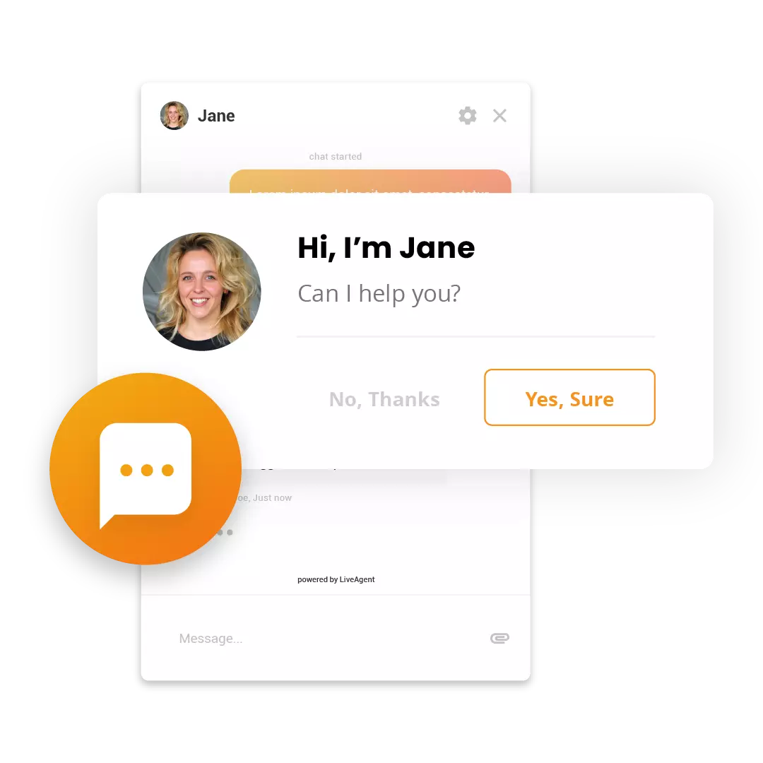 Πρόσκληση προληπτικού chat LiveAgent