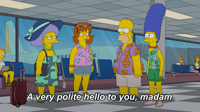 Ένα πολύ ευγενικό γεια σας κυρία