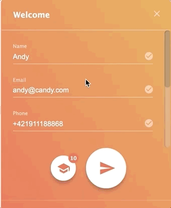 Φόρμα επικοινωνίας LiveAgent