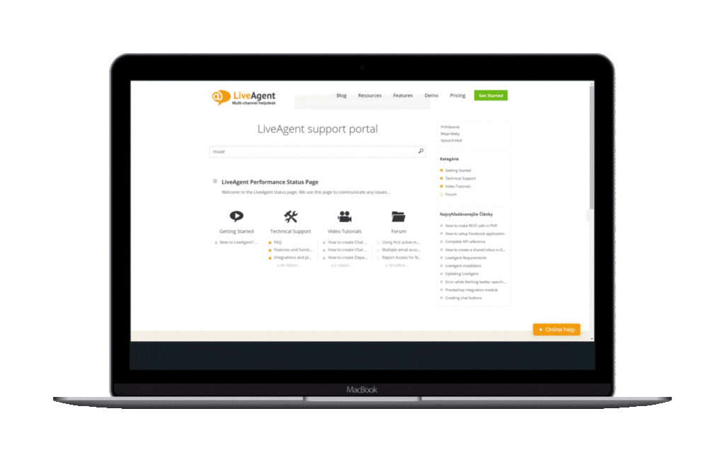 σχεδιασμοί βάσης γνώσης στο LiveAgent