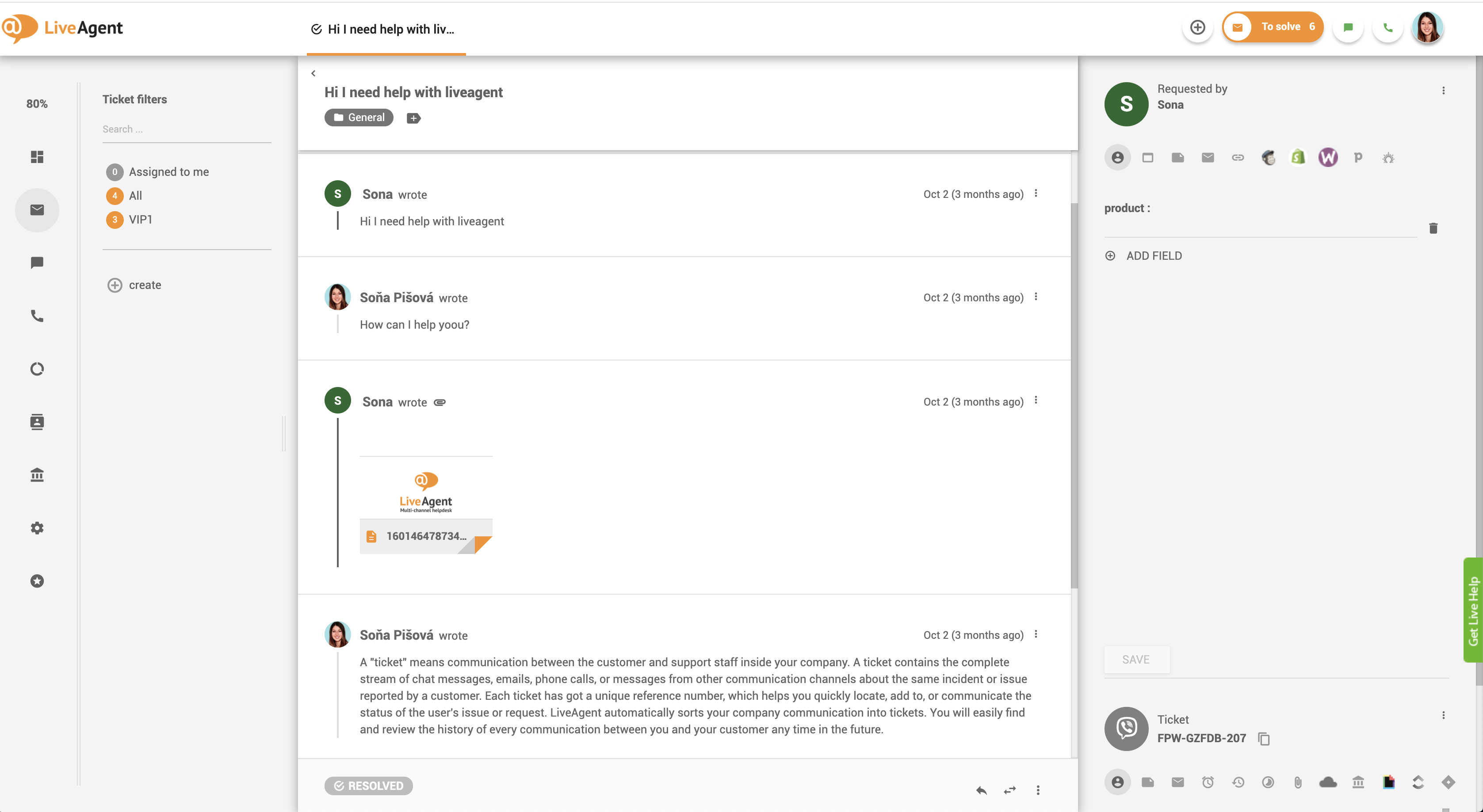 Μηνύματα Viber στο LiveAgent