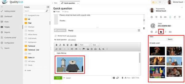 GIF σε εισιτήρια