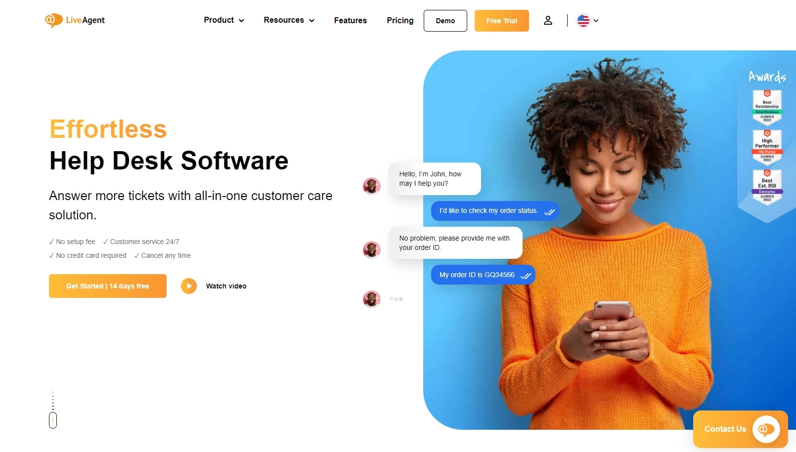 Λογισμικό help desk LiveAgent