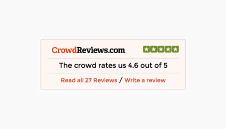 Αξιολόγηση Crowd Reviews 4,6 στα 5