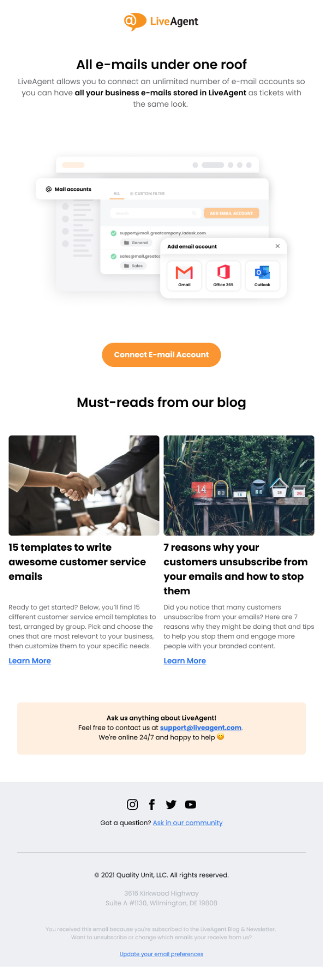 Λογαριασμοί αλληλογραφίας