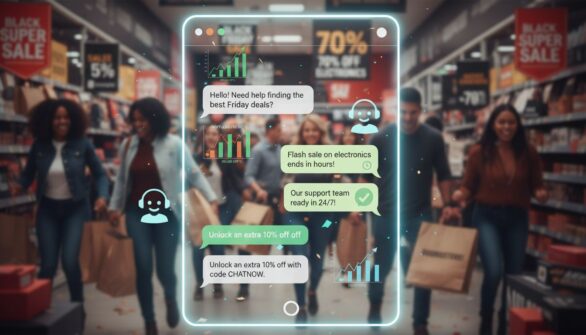 Πώς το Live Chat Αυξάνει τα Ποσοστά Μετατροπής Ηλεκτρονικού Εμπορίου την Black Friday