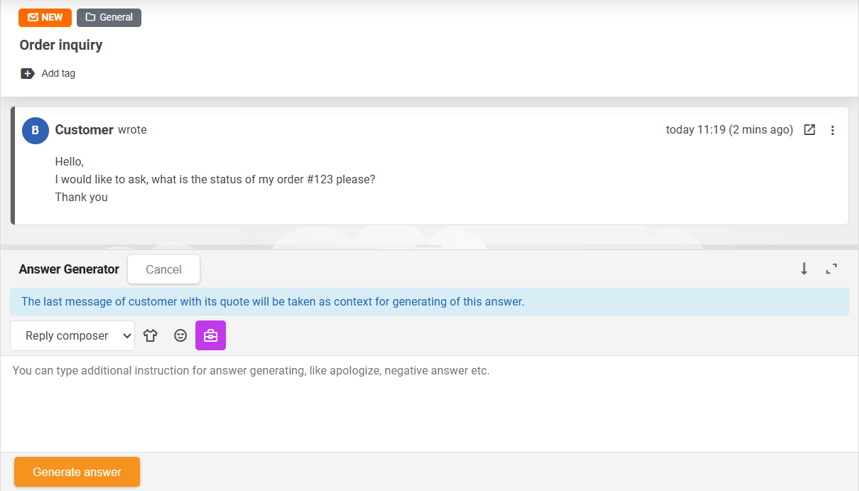 Επισκόπηση AI Draft Composer
