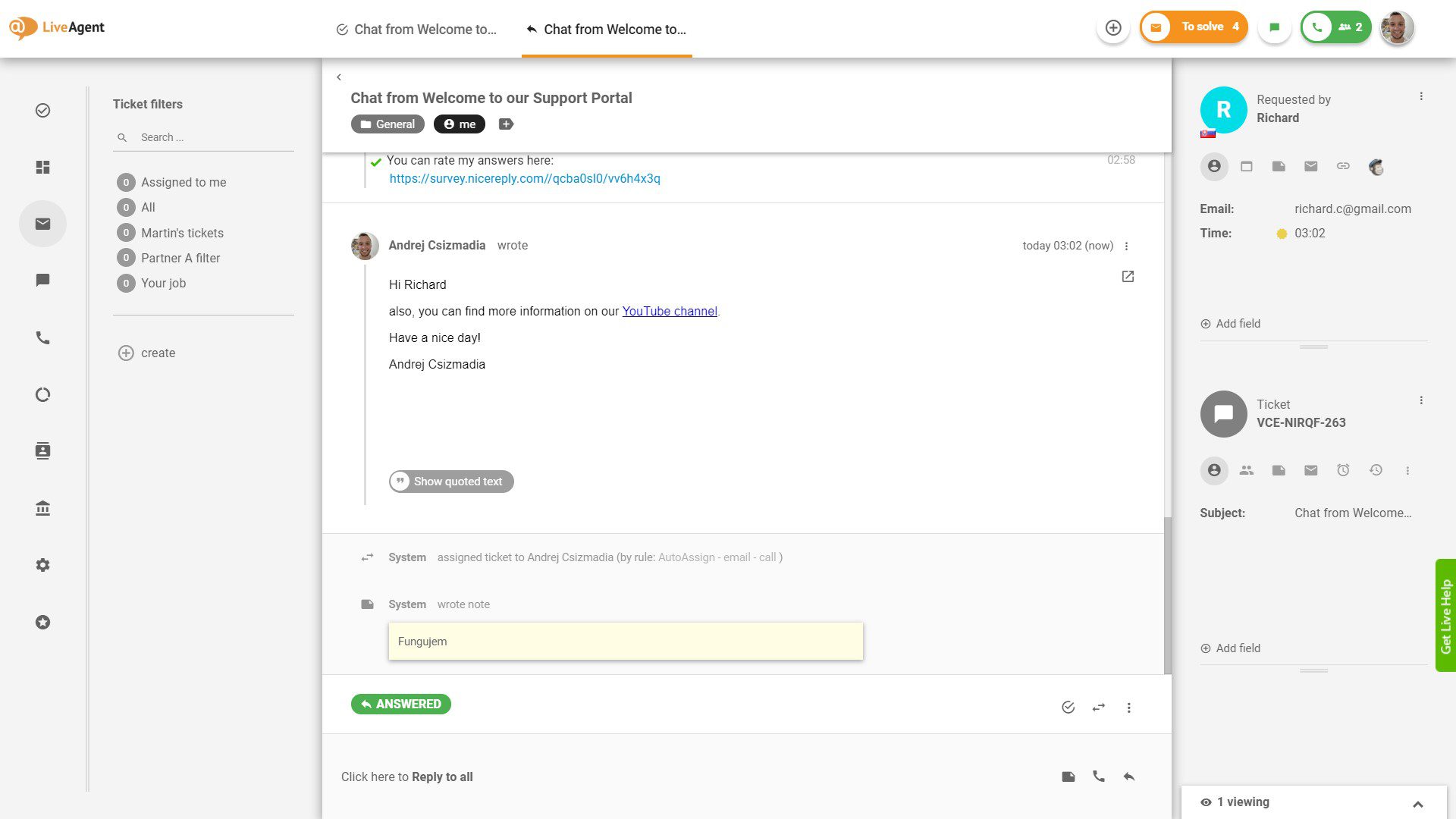 Email marketing στο LiveAgent