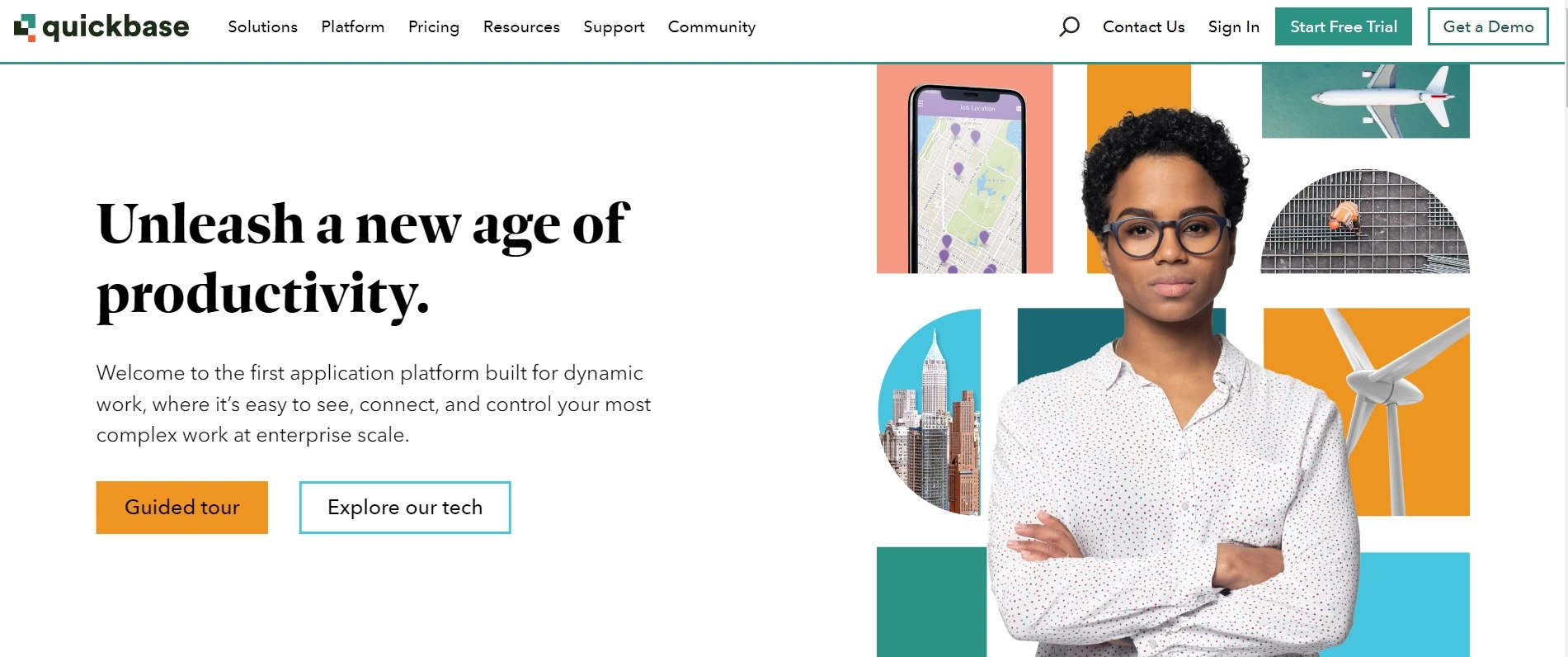Αρχική σελίδα του Quickbase - συνδέστε και ελέγχετε τα σύνθετα έργα σας χωρίς καμία εμπειρία κωδικοποίησης