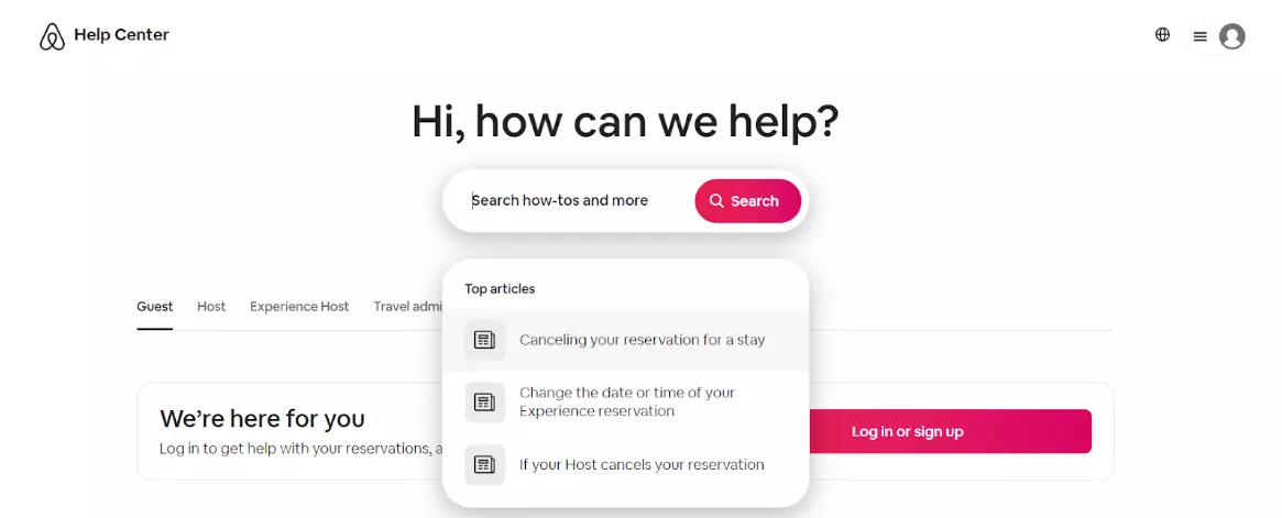 Συστάσεις άρθρων Airbnb