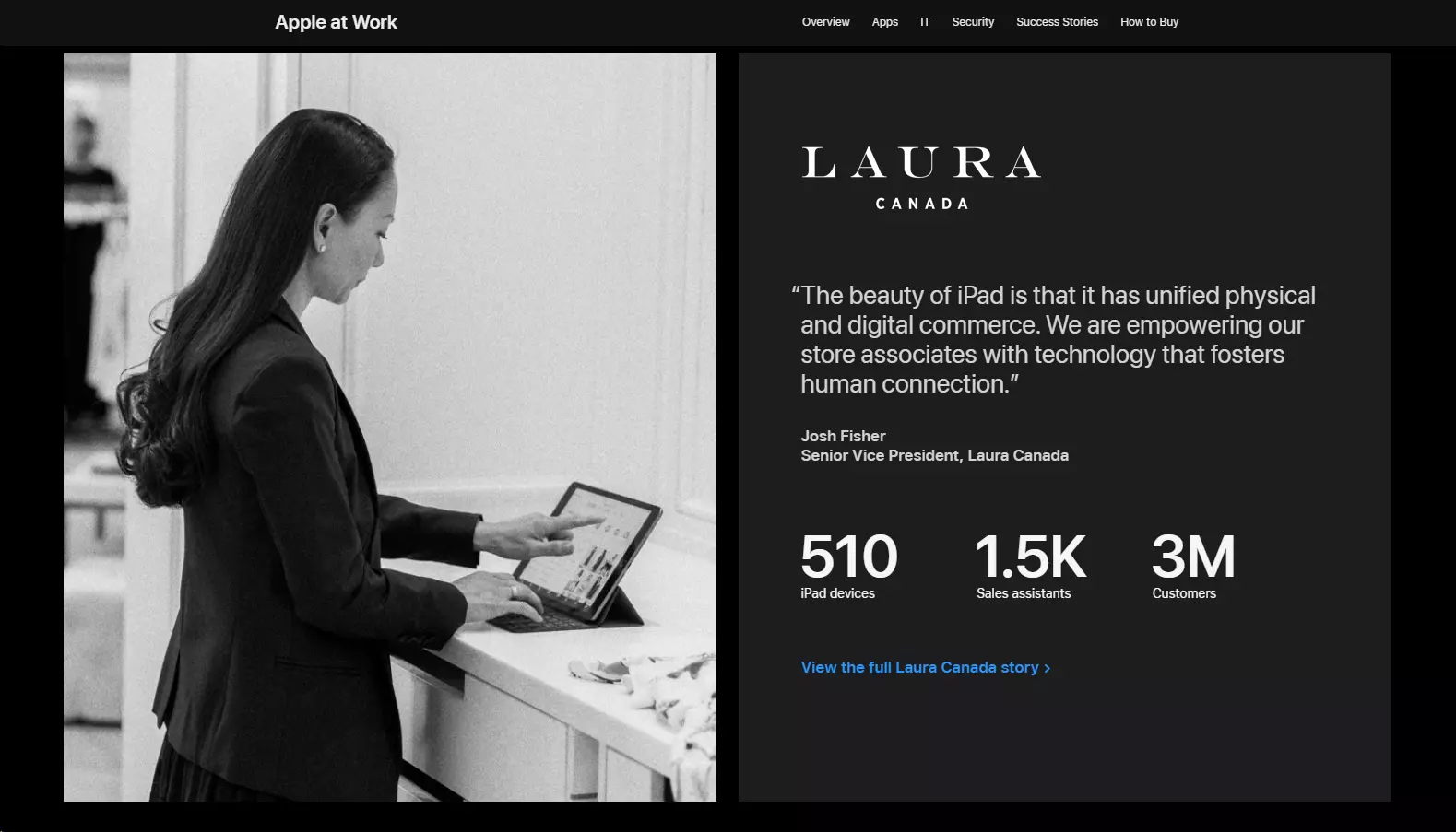 Η Apple διατηρεί τους στόχους εξυπηρέτησης πελατών της παρέχοντας προϊόντα υψηλής ποιότητας και εξατομικευμένες λύσεις