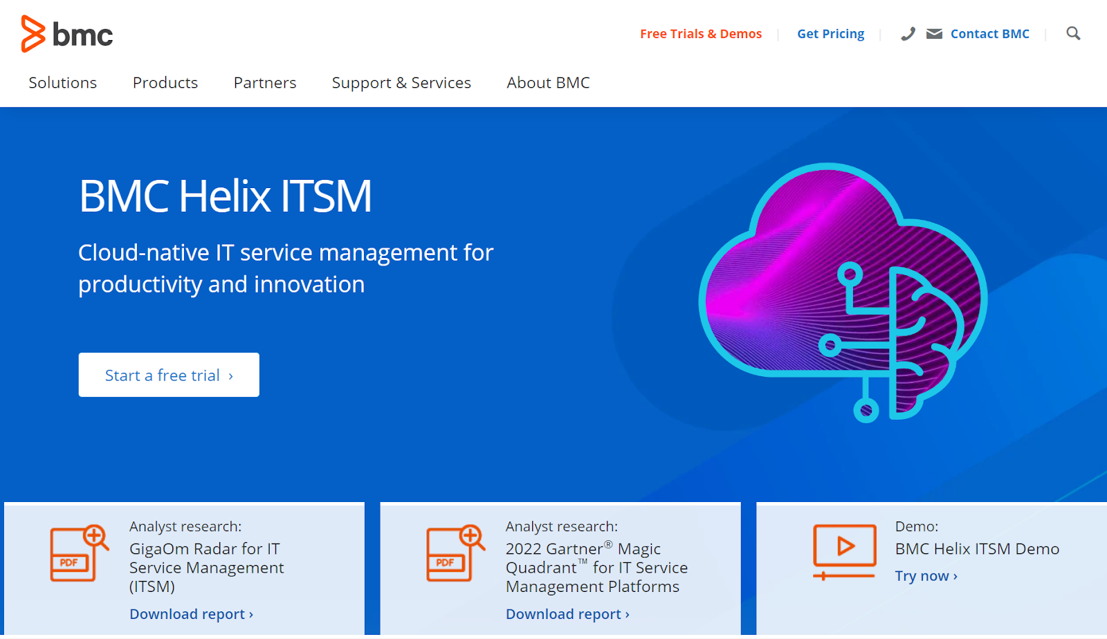 Αρχική σελίδα BMC Helix ITSM - Εναλλακτική λύση του Spiceworks για διαχείριση υπηρεσιών IT και παραγωγικότητα