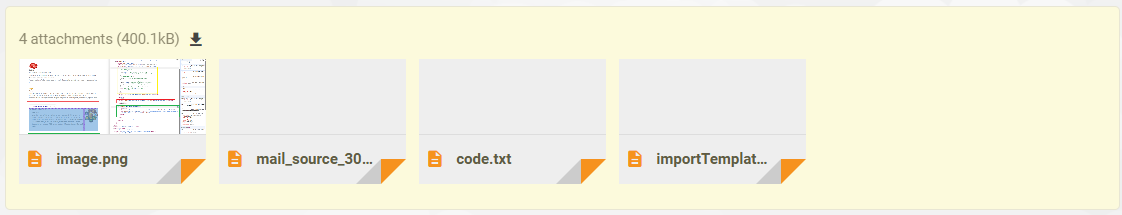 Λήψη συνημμένων σε μαζική ποσότητα