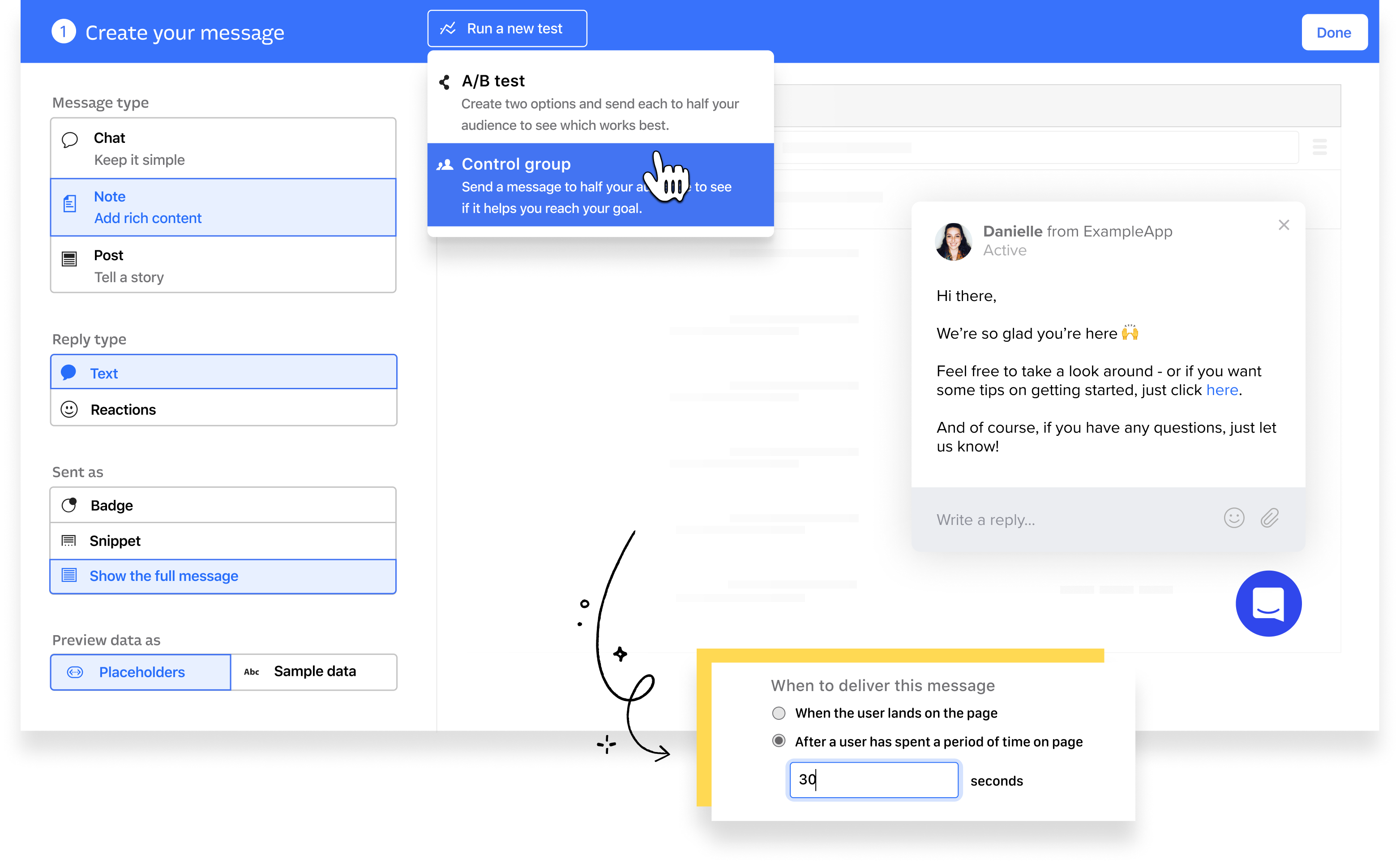 Συνεχιζόμενο live chat Intercom