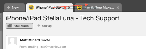 LiveAgent - Δυνατότητα αναδιάταξης καρτελών αιτημάτων στην κεφαλίδα του πίνακα πρακτόρων