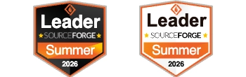 Σήμα Ηγέτη Καλοκαιριού 2026 του LiveAgent από το SourceForge