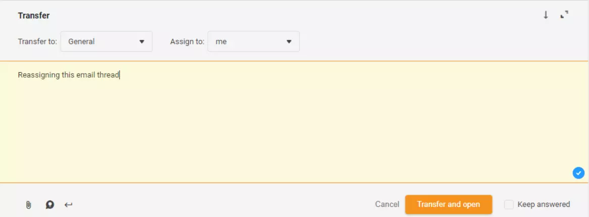 Ανάθεση νήματος email στο LiveAgent