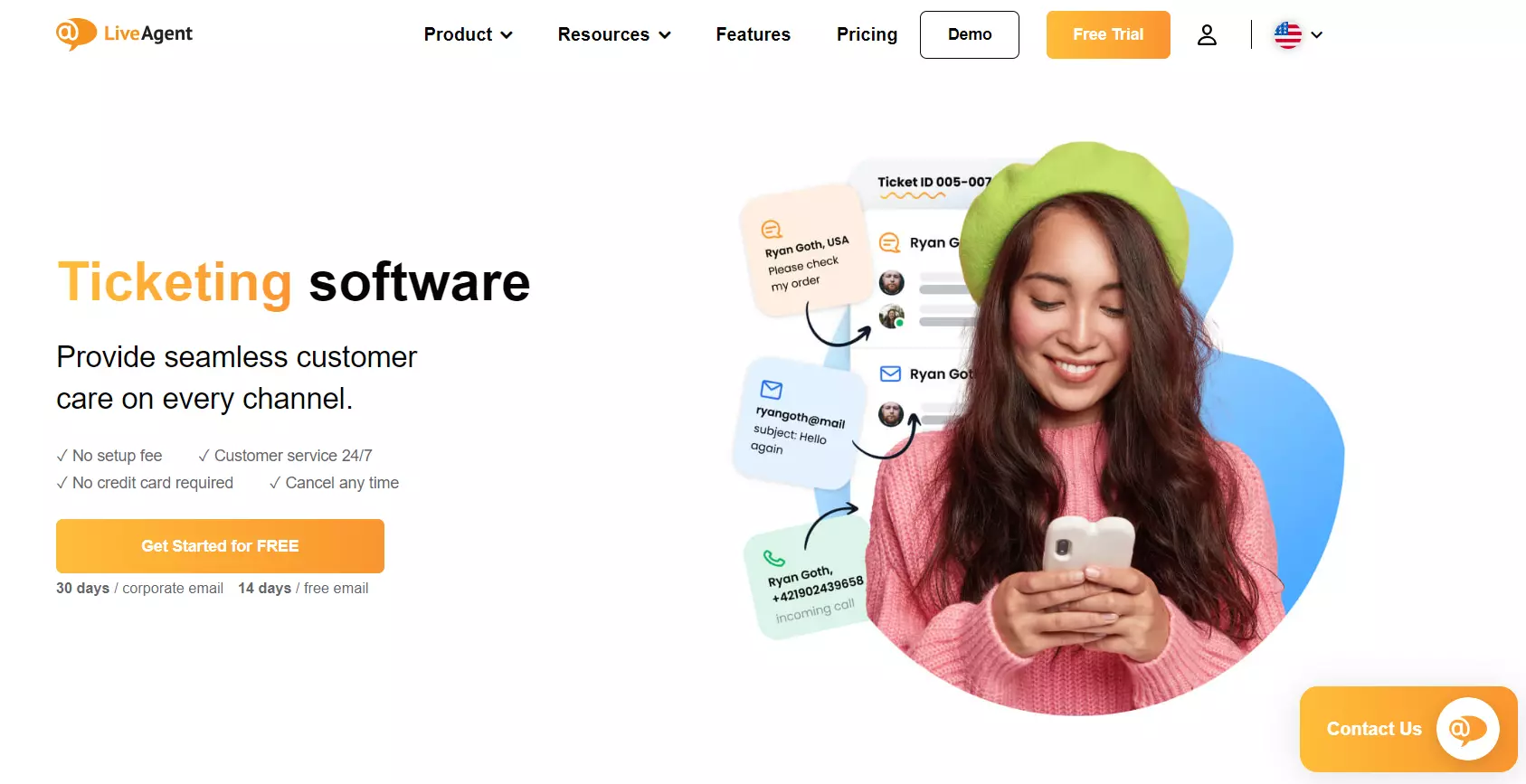 Σύστημα ticketing και διαχείρισης email του LiveAgent