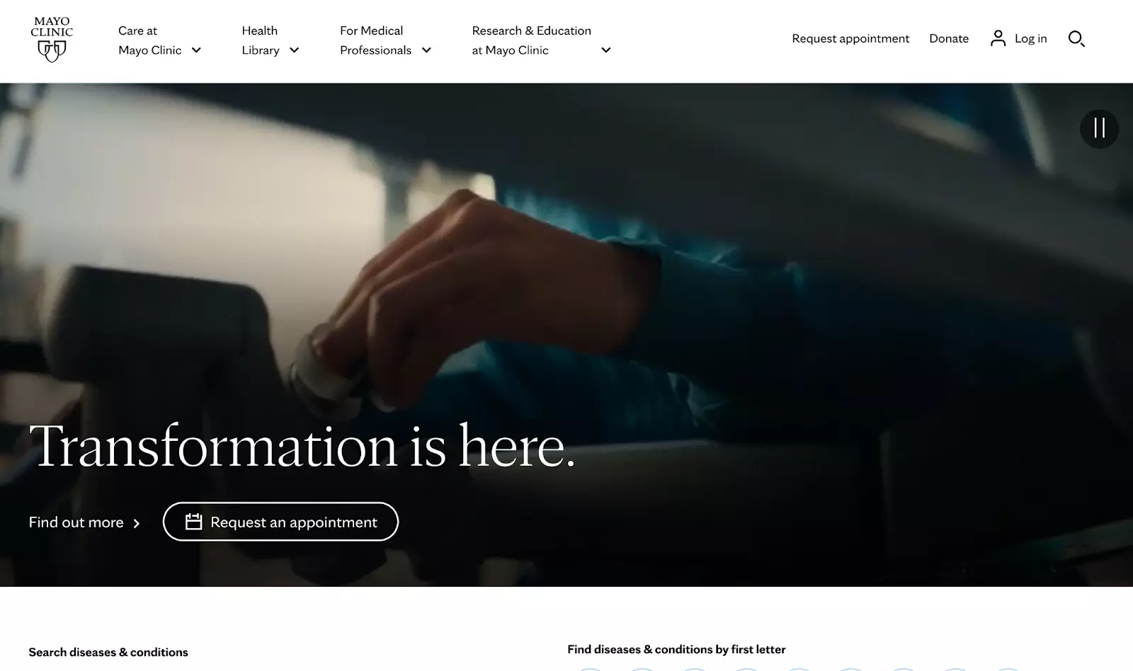 Αρχική σελίδα Mayo Clinic