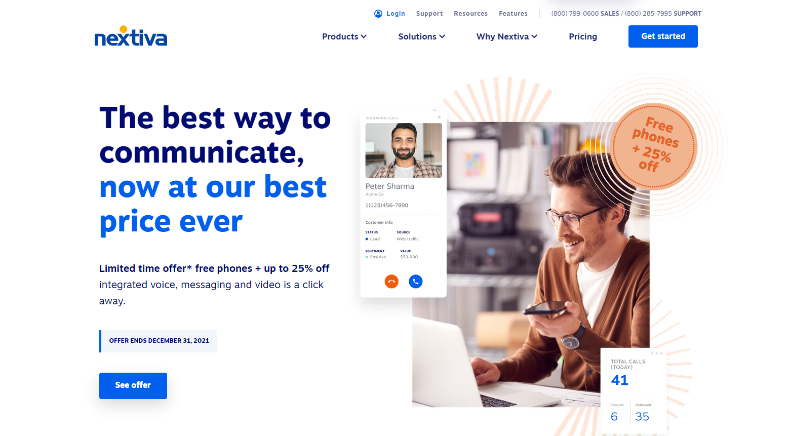 Nextiva website