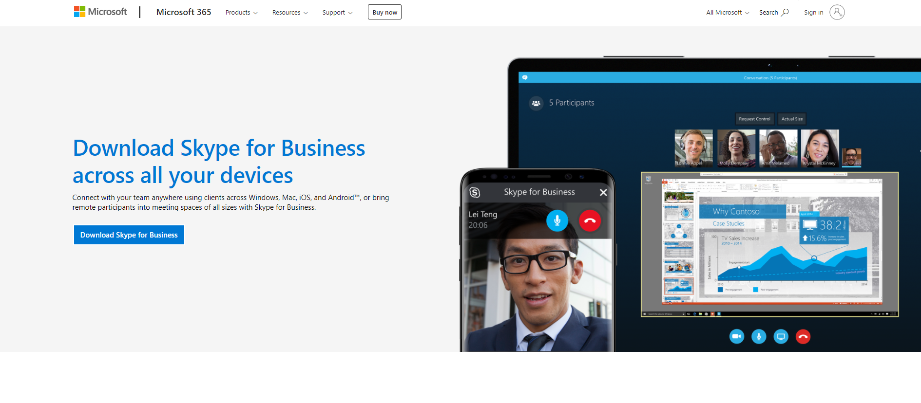 Microsoft Teams website