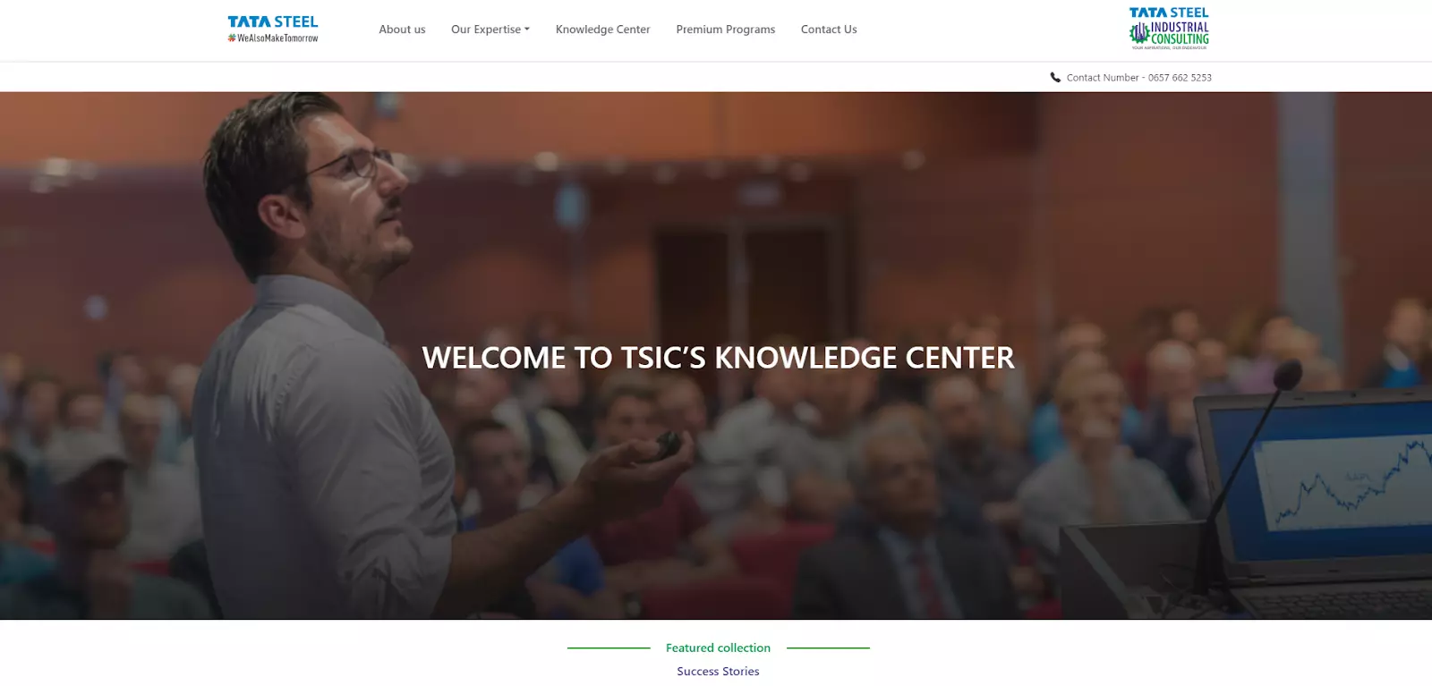 Tata Steel knowledge center page