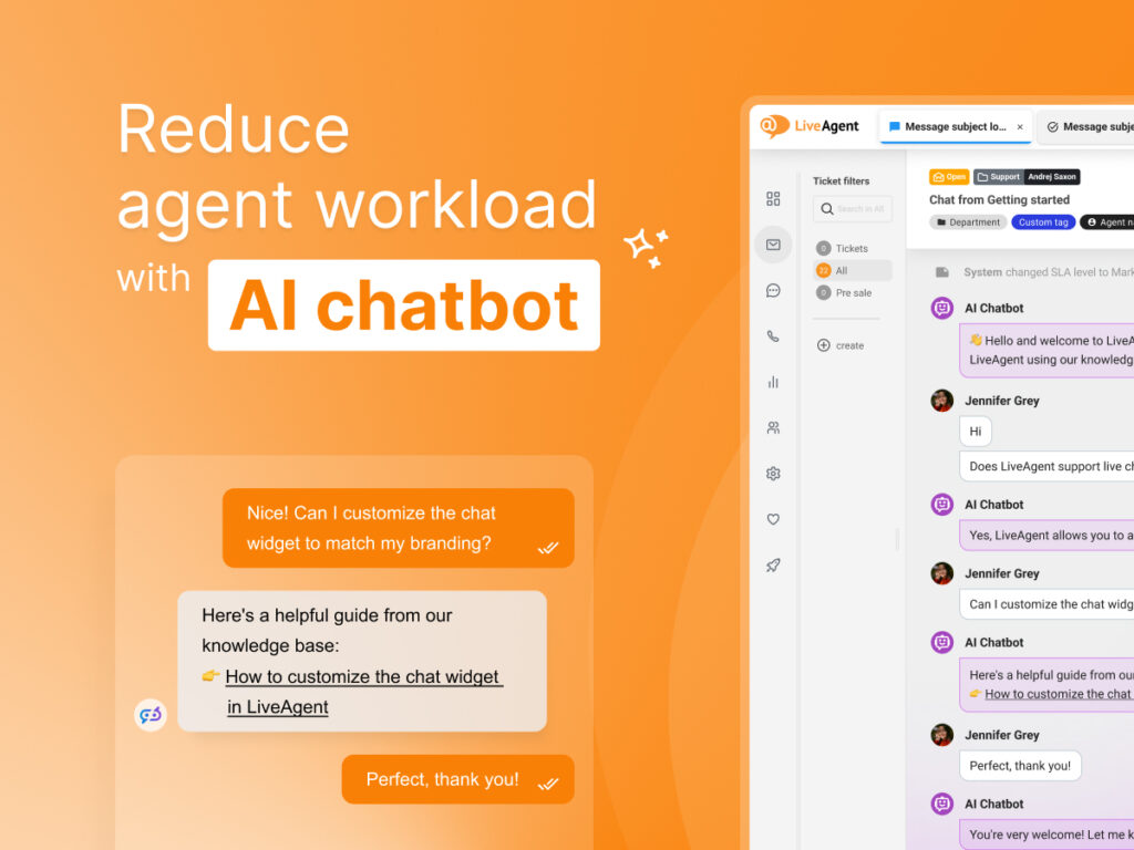 AI Chatbot του LiveAgent