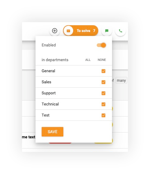 Αυτόματη κατανομή εισιτηρίων LiveAgent