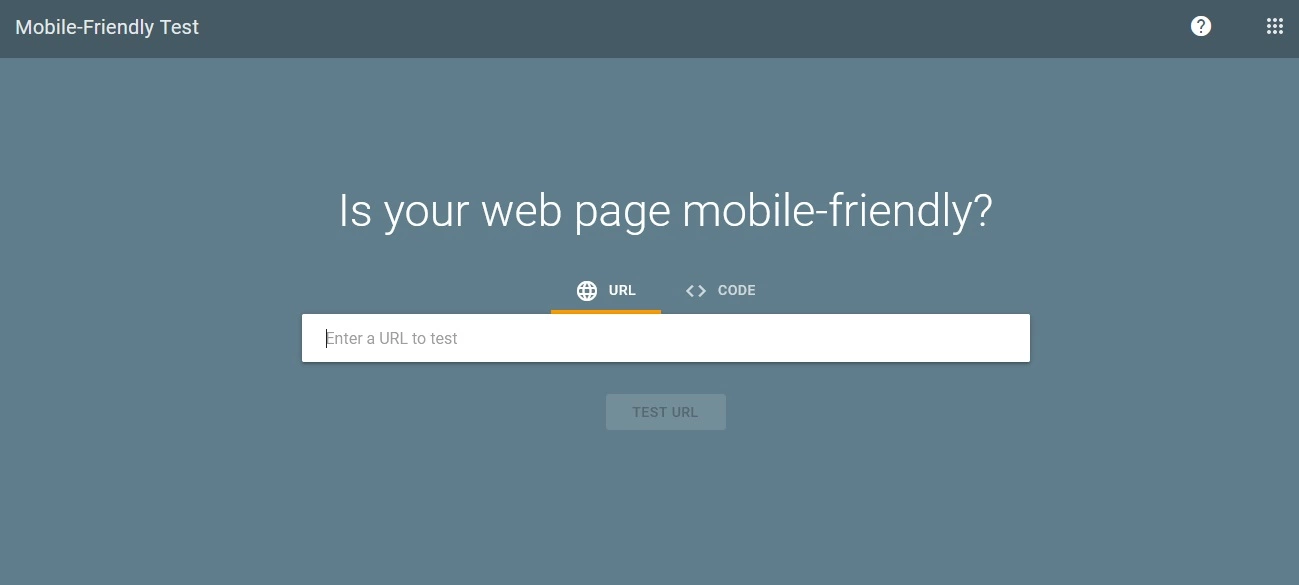 Δοκιμή φιλικότητας κινητού Google