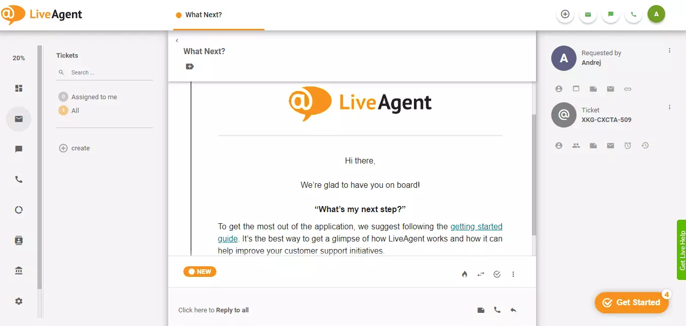 Ενσωμάτωση LiveAgent