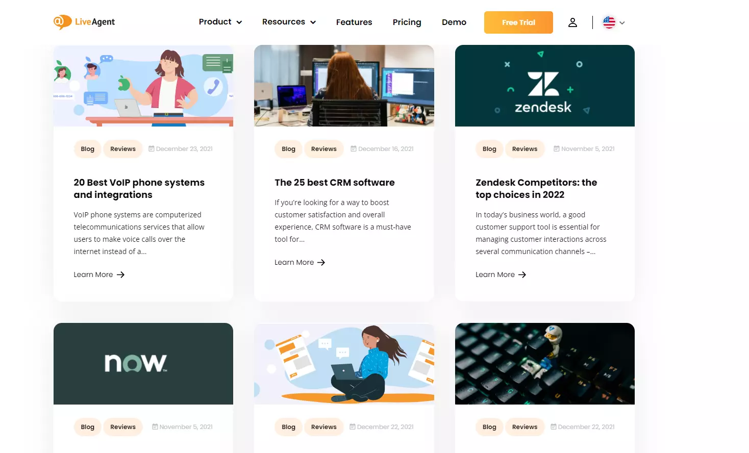 Αναρτήσεις ιστολογίου LiveAgent