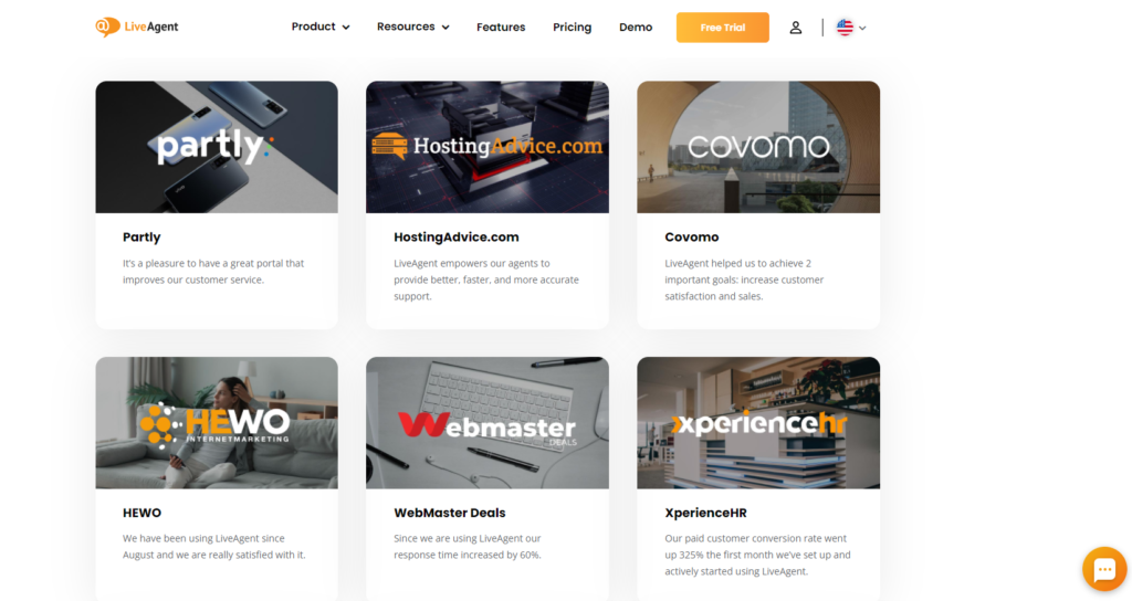 Μαρτυρίες LiveAgent