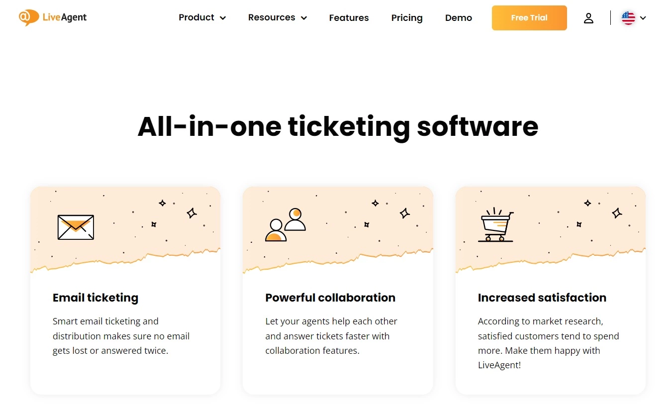 LiveAgent all in one ticketing system