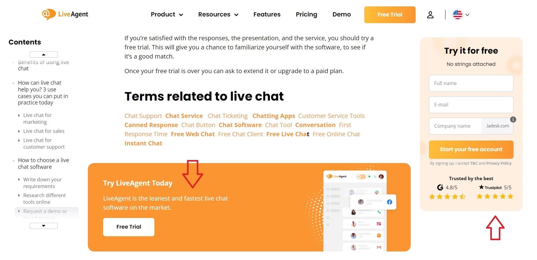 Απόδειξη αξίας LiveAgent