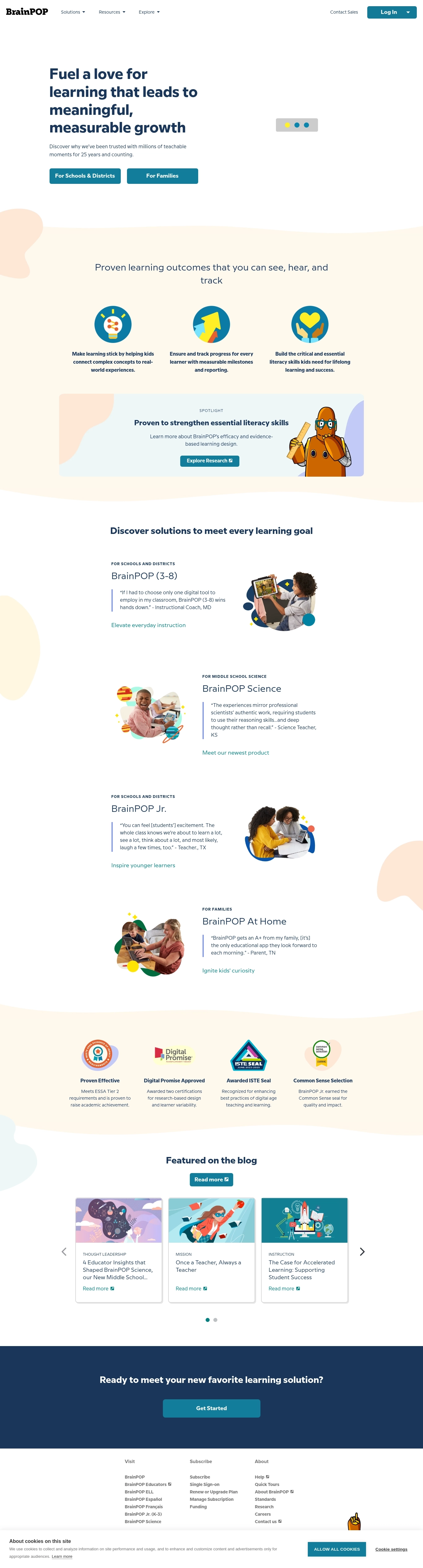 Επαφές Help Desk της BrainPOP