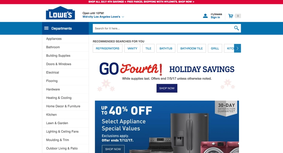 Lowes Επαφές Help Desk