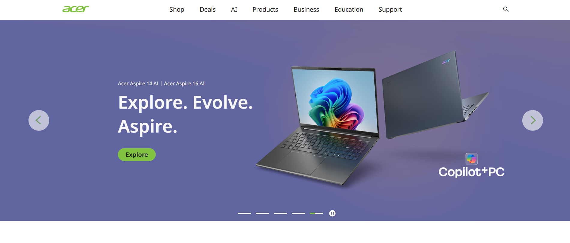 Επαφές Υποστήριξης της Acer