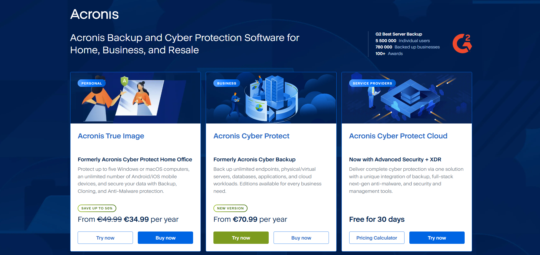 Επαφές Acronis Help Desk
