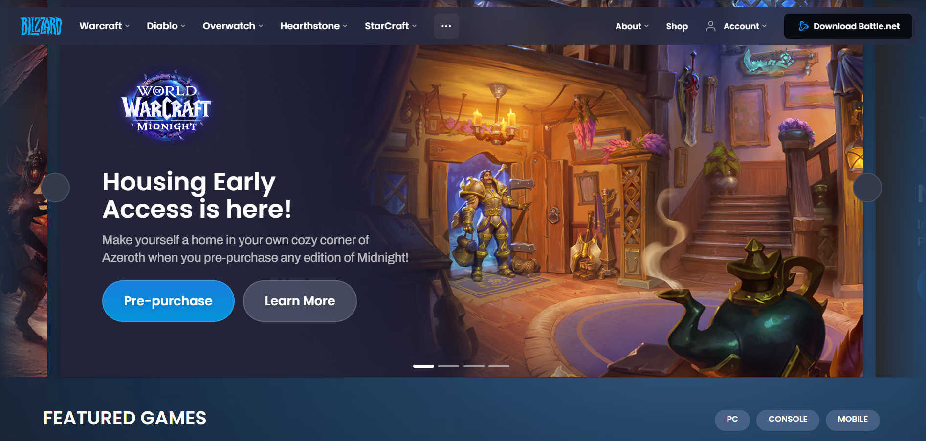 Επαφές Help Desk της Blizzard