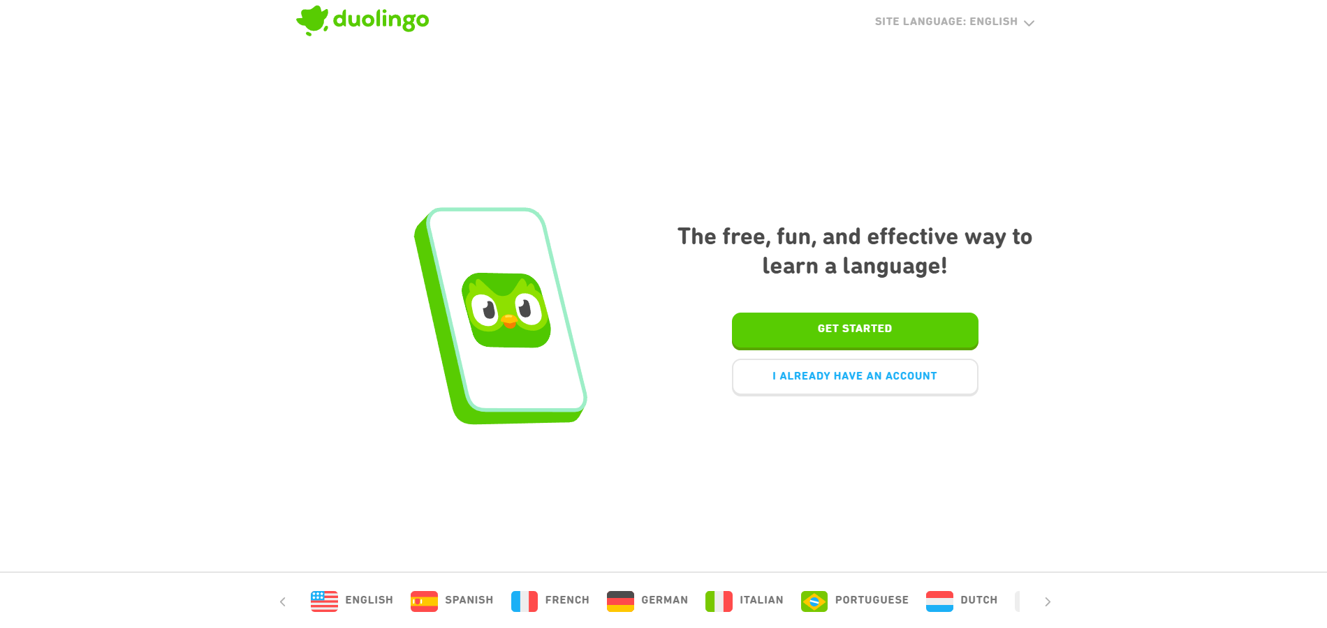 Επαφές Help Desk του Duolingo