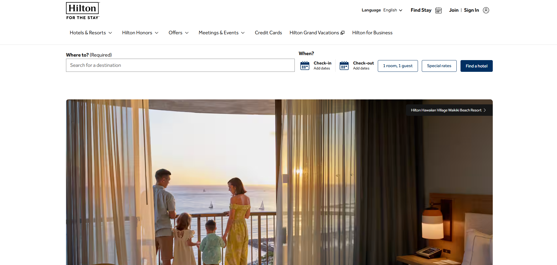 Επαφές Help Desk της Hilton