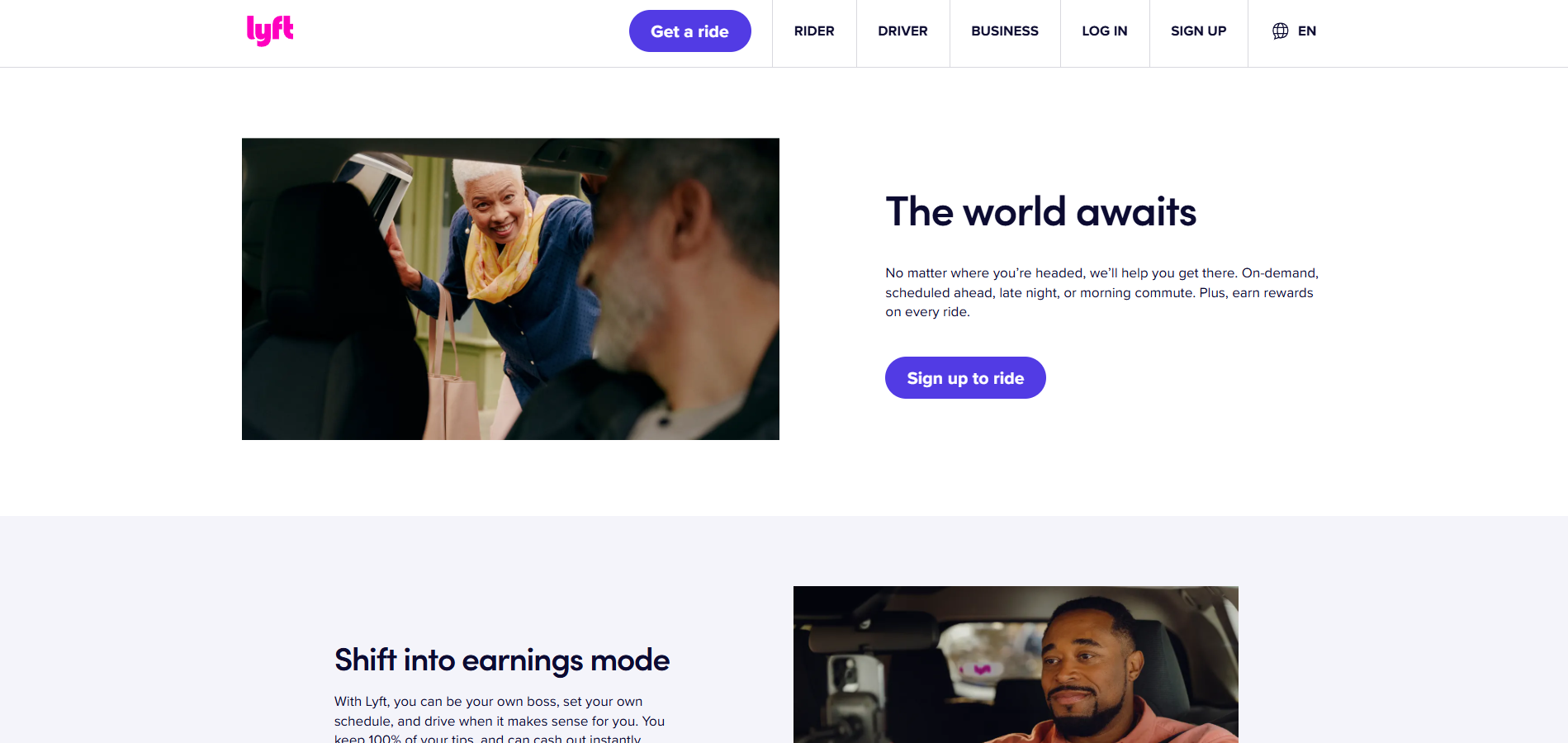 Επαφές Εξυπηρέτησης Πελατών Lyft