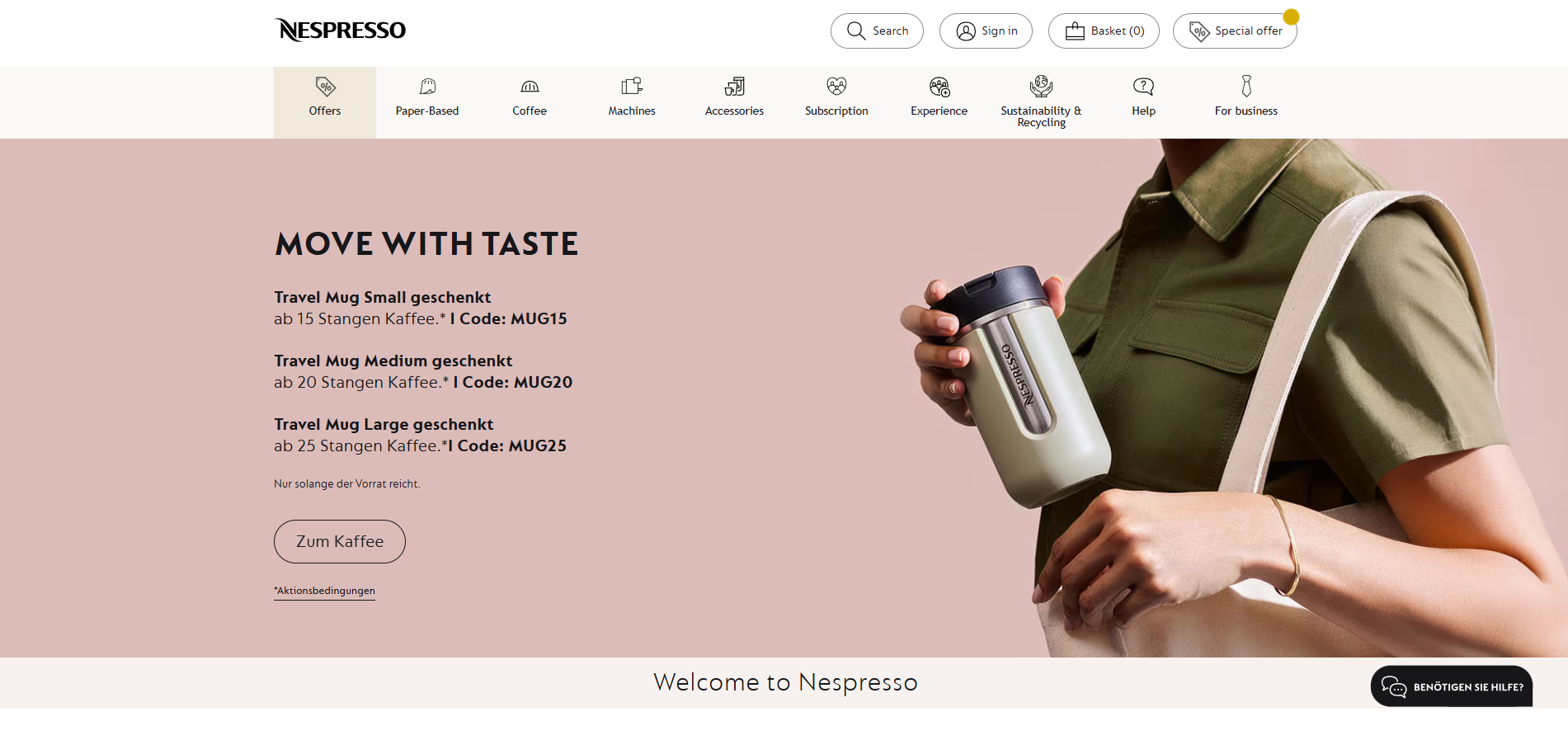 Επαφές Help Desk Nespresso