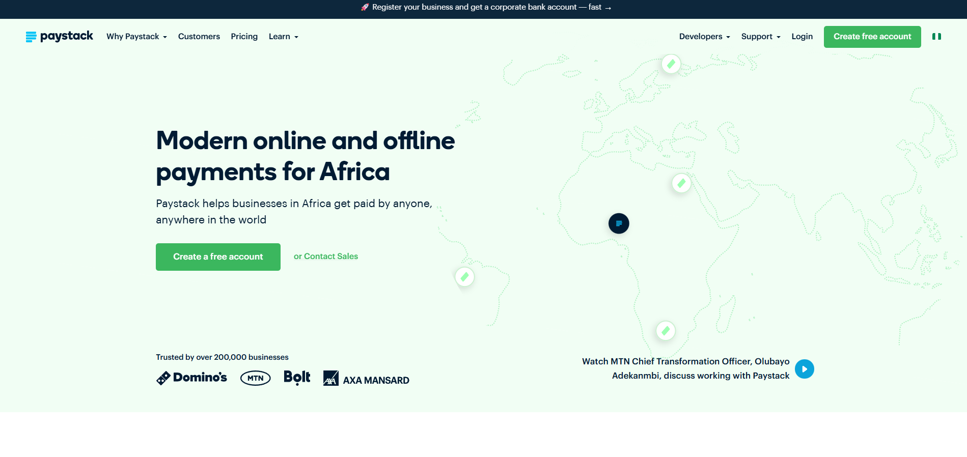 Επαφές Help Desk Paystack