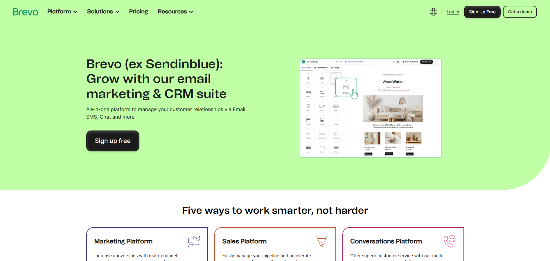 Επαφές Help Desk Sendinblue