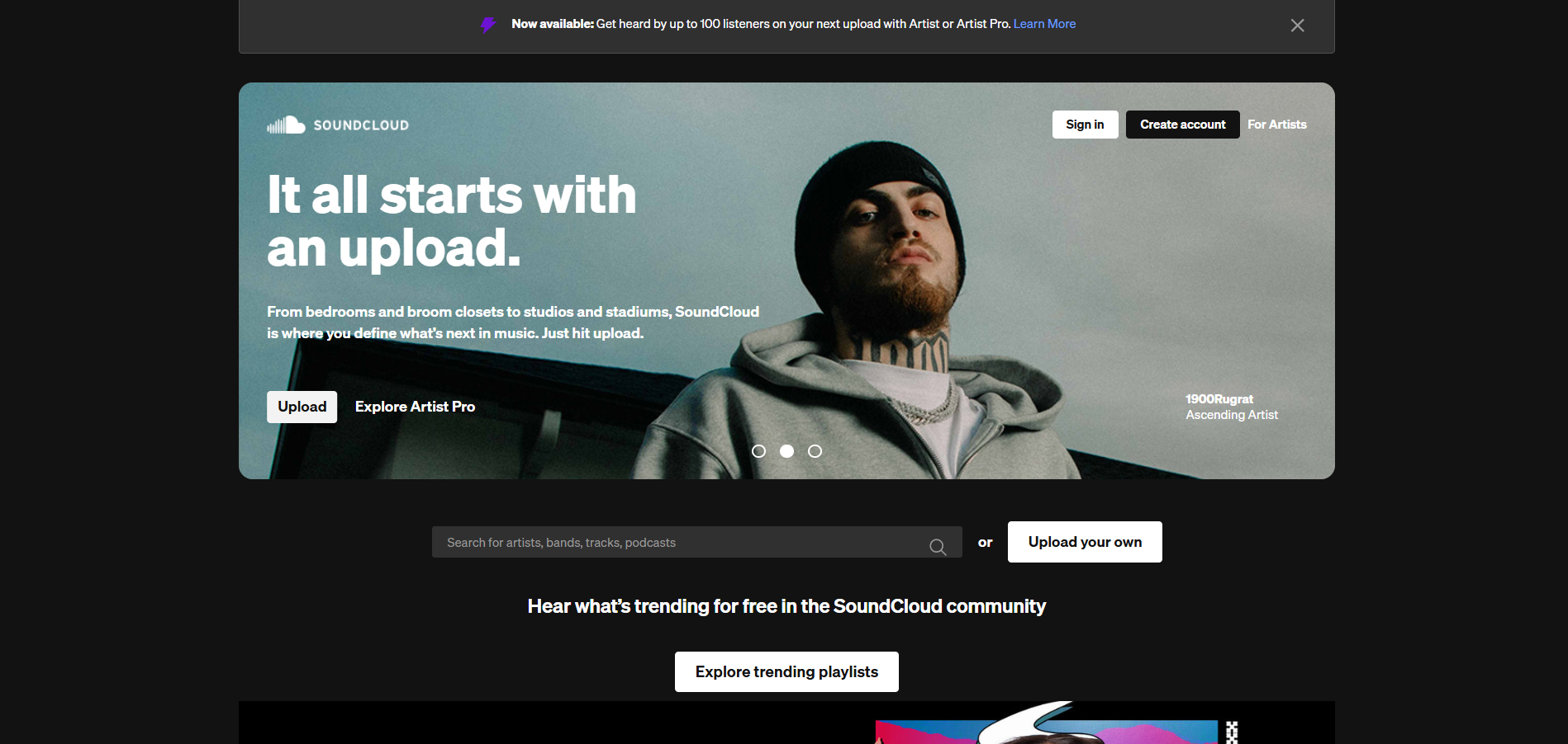 Επαφές Help Desk του SoundCloud