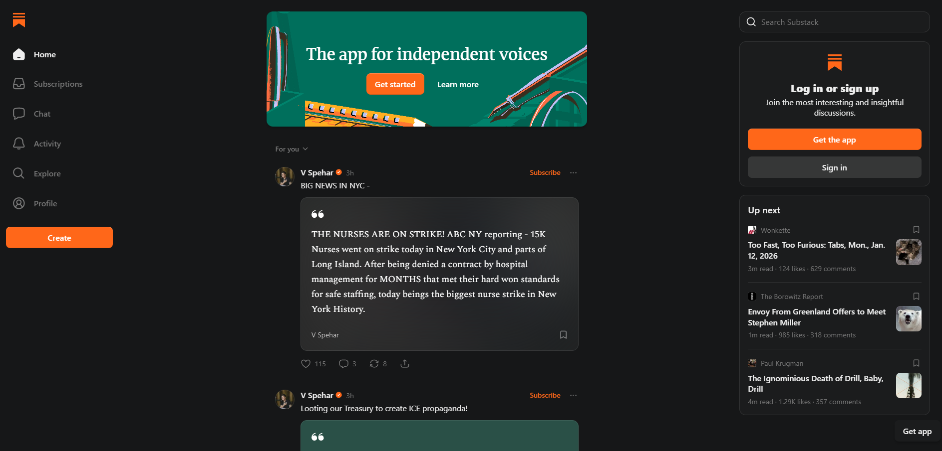 Επαφές Help Desk του Substack