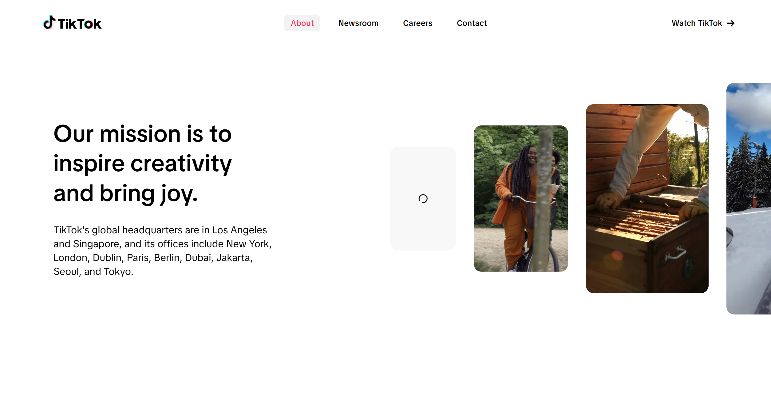 Επαφές Υποστήριξης TikTok