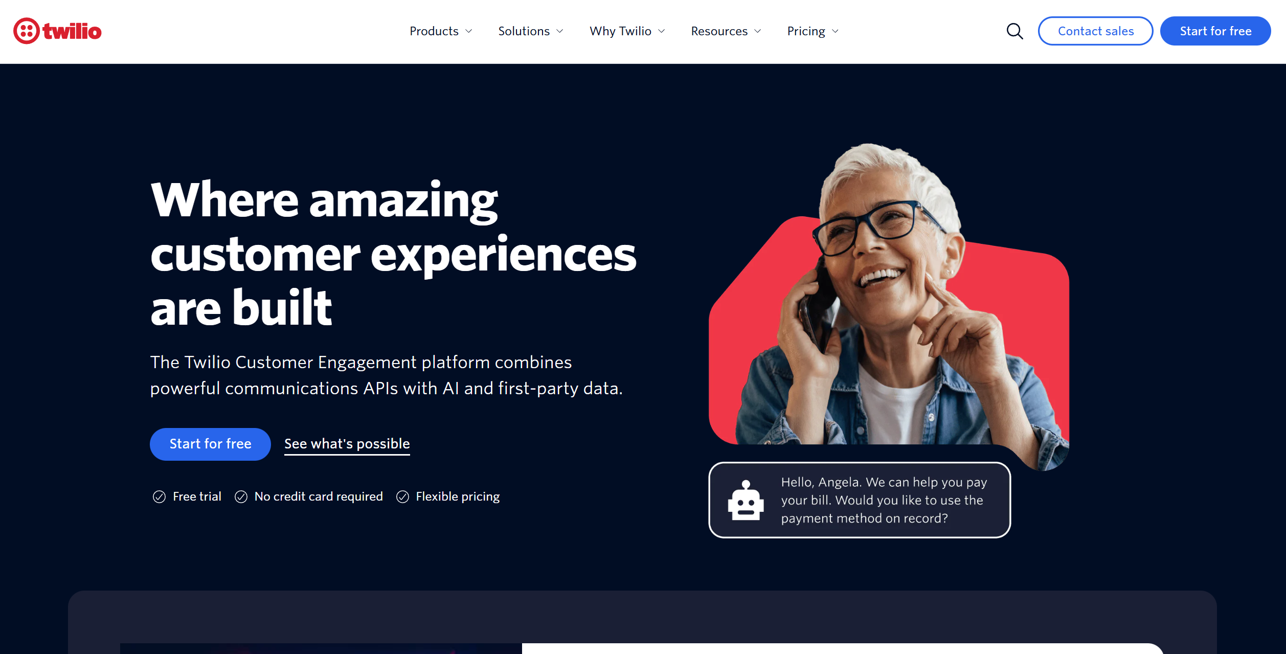 Επαφές Help Desk του Twilio