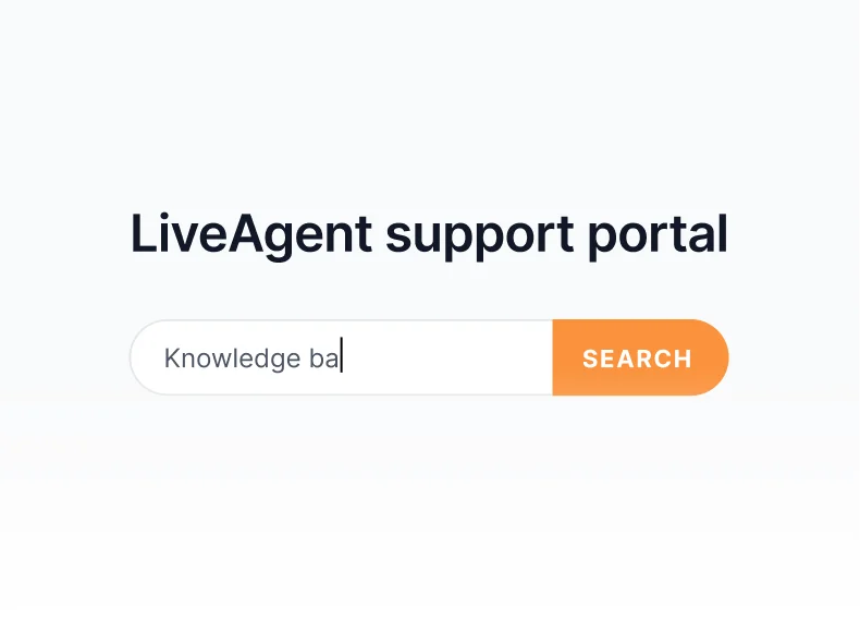 Βάση γνώσεων LiveAgent με άρθρα, οδηγούς και πύλη FAQ